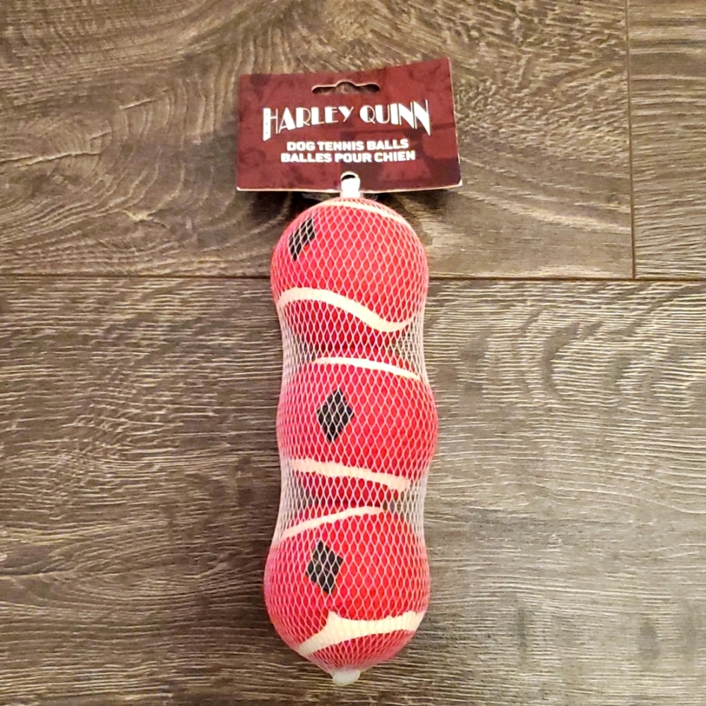 Harley Quinn Dog Tennis Balls - BRAND NEW